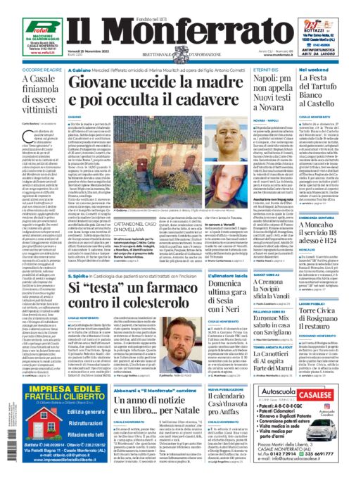 Il Monferrato - Edizione 88 del 25/11/2022